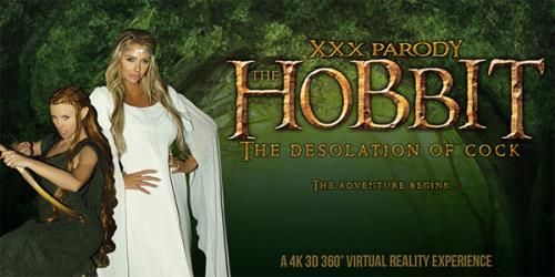 VRBangers: Anya Olsen, Courtney Taylor - The Hobbit: The Desolation of Cock