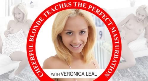 TmwVRnet: Veronica Leal - Cheerful Blonde Teaches the Perfect Masturbation