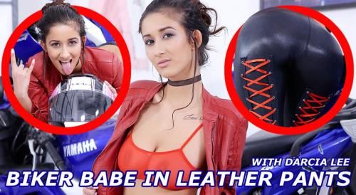 TmwVRnet: Darcia Lee - The Biker Babe in Leather Pants Shows Her Best